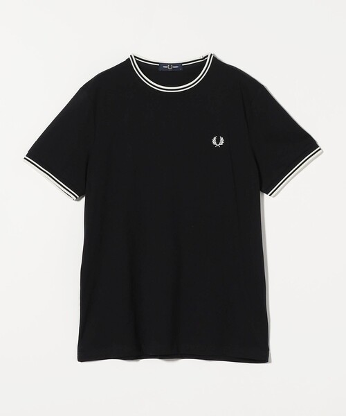 今季　FREDPERRY ツインティップTシャツ　ネイビー　新品タグ付　お値下げ FRED PERRY＞ツインティップ Tシャツ（Tシャツ/カットソー
