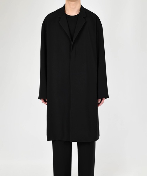 LAD MUSICIAN（ラッドミュージシャン）の「POLYESTER TWILL LONG JACKET（その他アウター・メンズ・ブラック・42/44/46）」の3枚目の写真