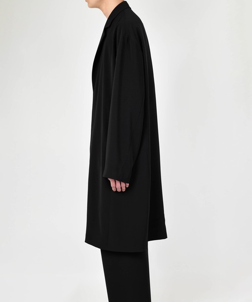 LAD MUSICIAN（ラッドミュージシャン）の「POLYESTER TWILL LONG JACKET（その他アウター・メンズ・ブラック・42/44/46）」の4枚目の写真