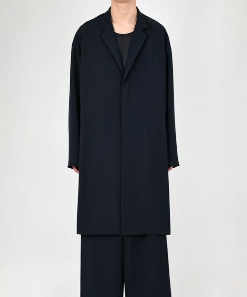 LAD MUSICIAN（ラッドミュージシャン）の「POLYESTER TWILL LONG JACKET（その他アウター・メンズ・ブラック・42/44/46）」の10枚目の写真