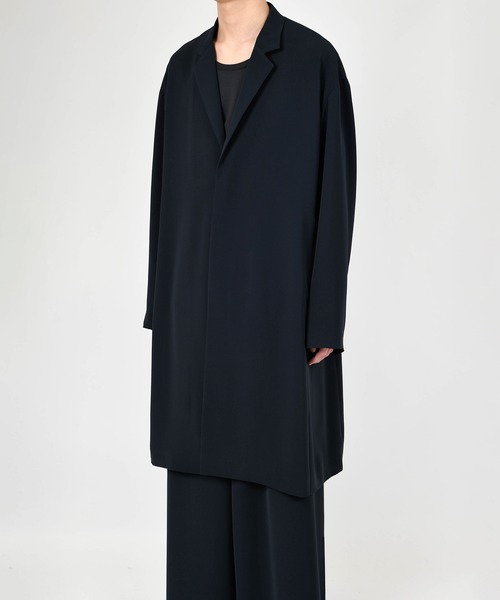 LAD MUSICIAN（ラッドミュージシャン）の「POLYESTER TWILL LONG JACKET（その他アウター・メンズ・ブラック・42/44/46）」の11枚目の写真