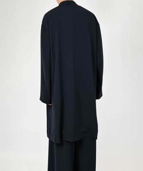 LAD MUSICIAN（ラッドミュージシャン）の「POLYESTER TWILL LONG JACKET（その他アウター・メンズ・ブラック・42/44/46）」の12枚目の写真