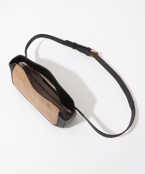 セール】L'Avenir レザーコンビ 2way ショルダーバッグ（ボディバッグ