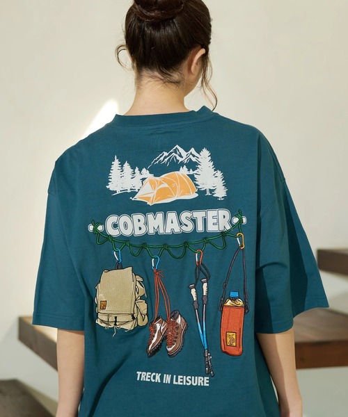 go slow caravan(ゴースローキャラバン)の「COBMASTER/コブマスター 吸水速乾天竺刺繍ルーズTEE(トレッキングツール)(Tシャツ/カットソー・メンズ・ホワイト/ブラック/イエロー/モスグリーン・MEDIUM/LARGE/X-LARGE)」の3枚目の写真