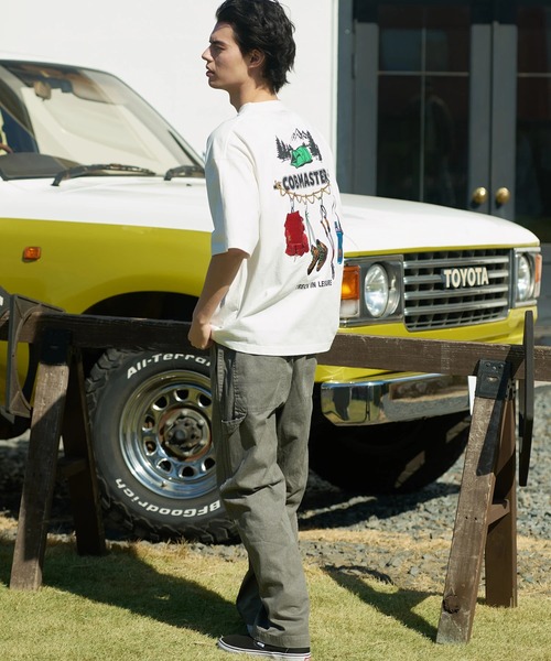 go slow caravan(ゴースローキャラバン)の「COBMASTER/コブマスター 吸水速乾天竺刺繍ルーズTEE(トレッキングツール)(Tシャツ/カットソー・メンズ・ホワイト/ブラック/イエロー/モスグリーン・MEDIUM/LARGE/X-LARGE)」の11枚目の写真