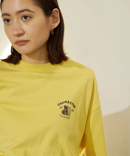go slow caravan(ゴースローキャラバン)の「COBMASTER/コブマスター 吸水速乾天竺刺繍ルーズTEE(トレッキングツール)(Tシャツ/カットソー・メンズ・ホワイト/ブラック/イエロー/モスグリーン・MEDIUM/LARGE/X-LARGE)」の15枚目の写真