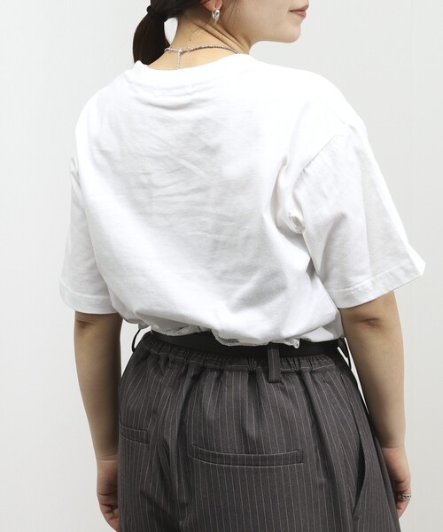 Firsthand（ファーストハンド）の「Firsthand/ファーストハンド オーガニックコットン アニマルプリントT BARKLY（Tシャツ/カットソー・レディース・ホワイト/ネイビー/チャコールグレー・FREE）」の11枚目の写真