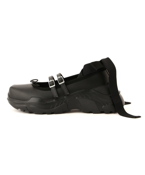 AKIKOAOKI（アキコアオキ）の「AKIKOAOKI /アキコアオキ/別注Giselle Faux-leather/ローファー（バレエシューズ・レディース・ブラック・35/39/38/37/36）」の2枚目の写真