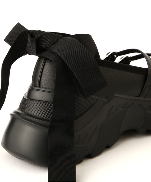 AKIKOAOKI（アキコアオキ）の「AKIKOAOKI /アキコアオキ/別注Giselle Faux-leather/ローファー（バレエシューズ・レディース・ブラック・35/39/38/37/36）」の8枚目の写真