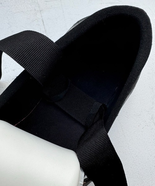 AKIKOAOKI（アキコアオキ）の「AKIKOAOKI /アキコアオキ/別注Giselle Faux-leather/ローファー（バレエシューズ・レディース・ブラック・35/39/38/37/36）」の16枚目の写真