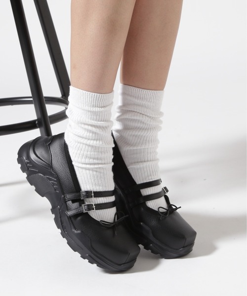 AKIKOAOKI（アキコアオキ）の「AKIKOAOKI /アキコアオキ/別注Giselle Faux-leather/ローファー（バレエシューズ・レディース・ブラック・35/39/38/37/36）」の17枚目の写真