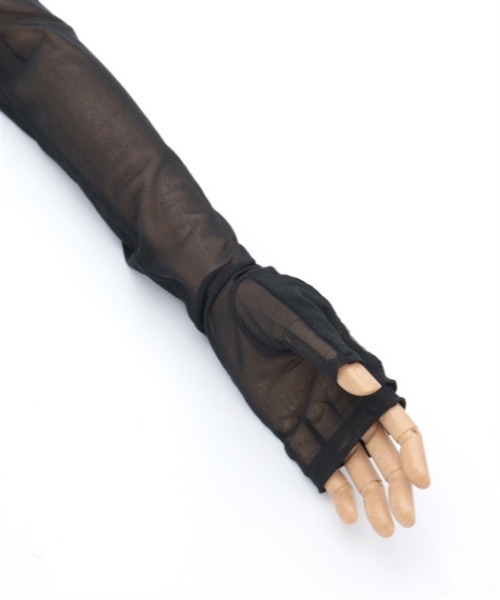 axes femme（アクシーズファム）の「レース重ねロングＵＶ手袋（手袋・レディース・ブラック/ピンク/キナリ・FREE）」の15枚目の写真