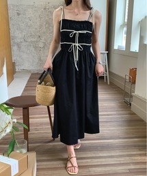 モノトーン 大人ガーリーワンピース