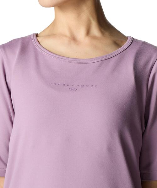 UNDER ARMOUR(アンダーアーマー)の「UAメリディアン ショートスリーブ ドレス(ライフスタイル/レディース)(Tシャツ/カットソー・レディース・パープル系・L/M/XL/S)」の3枚目の写真