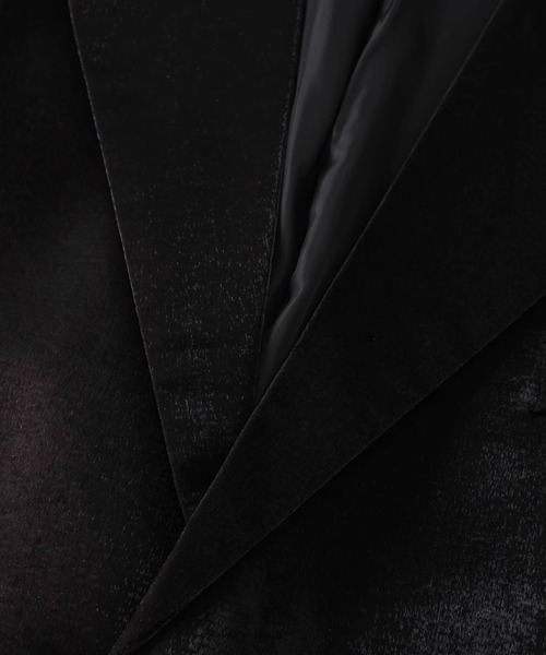 LA POMME petit(ラポミ・プチ)の「Zip Design Jacket(テーラードジャケット・レディース・ブラック・SMALL/MEDIUM/LARGE)」の3枚目の写真