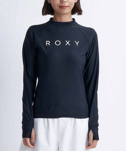 ROXY(ロキシー)の「【ROXY/ロキシー】25SS RASHIE L/S/水陸両用ハイネック長袖ラッシュガード(水着)(ラッシュガード・レディース・ホワイト/ブラック・SMALL/MEDIUM/LARGE)」の11枚目の写真