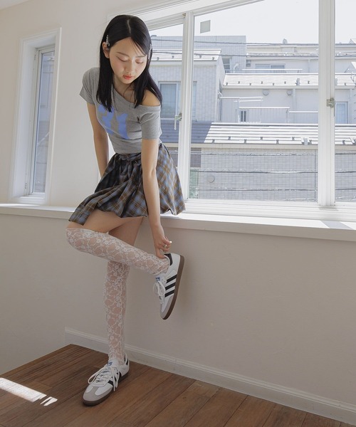 3.3 Field Trip (3.3フィールドトリップ)の「3.3 Field Trip/オフショルナンバーT(Tシャツ/カットソー・レディース・ホワイト/ブラック/グレー/レッド・FREE)」の9枚目の写真