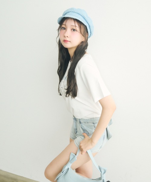 TITTY&CO.(ティティーアンドコー)の「ラメドットベレー帽(ハンチング/ベレー帽・レディース・ブラック/ブルー・FREE)」の15枚目の写真