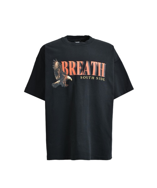 BREATH(ブレス)の「MOTOR EAGLE LOGO TEE(Tシャツ/カットソー・メンズ・ブラック・LARGE/MEDIUM/X-LARGE)」の1枚目の写真