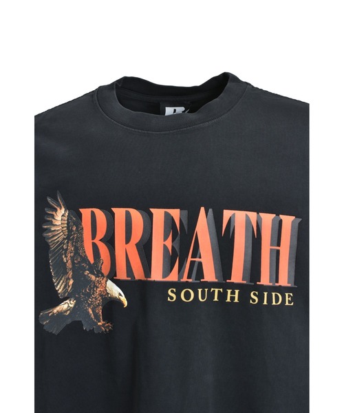BREATH(ブレス)の「MOTOR EAGLE LOGO TEE(Tシャツ/カットソー・メンズ・ブラック・LARGE/MEDIUM/X-LARGE)」の2枚目の写真