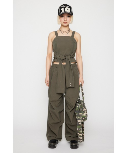 LAGUA GEM(ラグアジェム)の「SLEEVE DOCKING ベアトップ(その他トップス・レディース・アイボリー/カーキ/グレー・SMALL/MEDIUM)」の7枚目の写真
