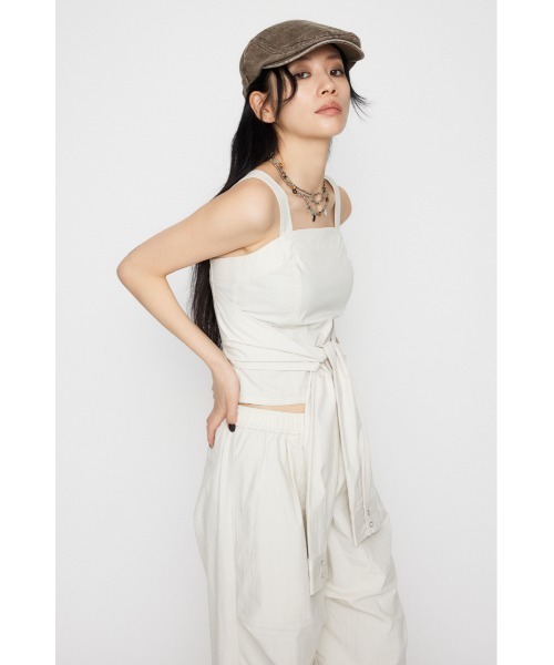 LAGUA GEM(ラグアジェム)の「SLEEVE DOCKING ベアトップ(その他トップス・レディース・アイボリー/カーキ/グレー・SMALL/MEDIUM)」の19枚目の写真