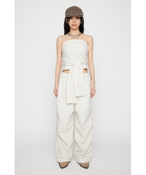 LAGUA GEM(ラグアジェム)の「SLEEVE DOCKING ベアトップ(その他トップス・レディース・アイボリー/カーキ/グレー・SMALL/MEDIUM)」の21枚目の写真