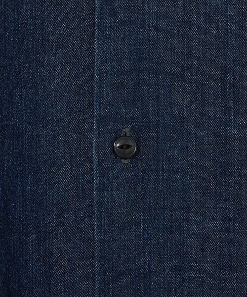 FILL THE BILL（フィルザビル）の「【別注】＜FILL THE BILL＞ ショートスリーブ デニムシャツ（シャツ/ブラウス・メンズ・ネイビー/コバルトブルー・1/2）」の8枚目の写真