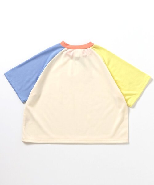 BREEZE（ブリーズ）の「【EASYドライ】ラグランTシャツ_ジュニア対応（Tシャツ/カットソー・キッズ・レインボー/チャコール・80/90/100/110/120/130/140）」の11枚目の写真