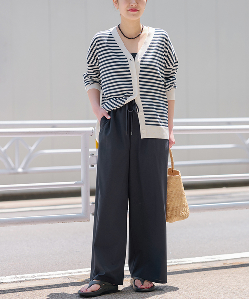 JOURNAL STANDARD relume(ジャーナルスタンダード レリューム)の「【MULTI FUNC+】 防シワ / 速乾 / 接触冷感 / 2wayストレッチイージー(その他パンツ・レディース・チャコールグレー/ネイビー・36/38)」の11枚目の写真
