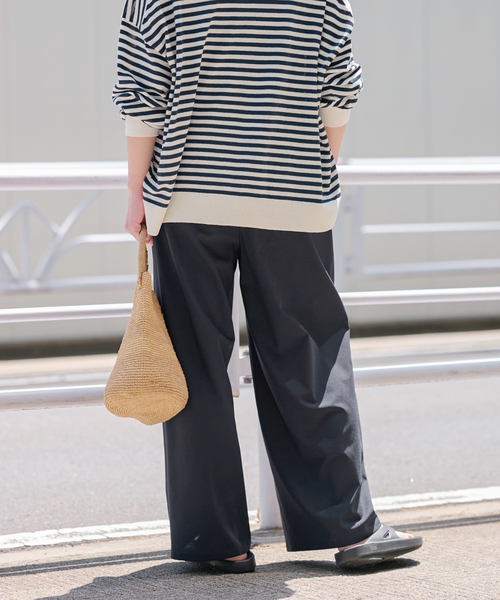 JOURNAL STANDARD relume(ジャーナルスタンダード レリューム)の「【MULTI FUNC+】 防シワ / 速乾 / 接触冷感 / 2wayストレッチイージー(その他パンツ・レディース・チャコールグレー/ネイビー・36/38)」の14枚目の写真