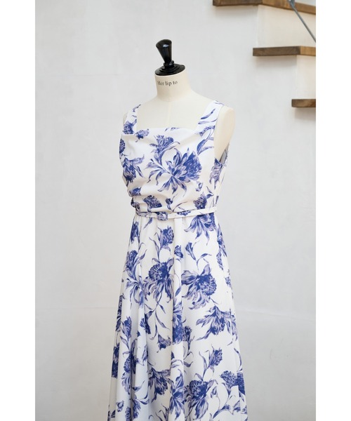 Dahlia Belted Dress（ワンピース）｜Her lip to（ハーリップトゥー