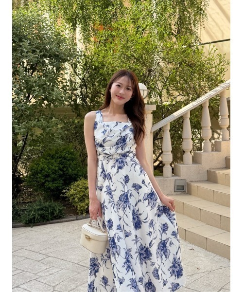ワンピース herlipto Dahlia Belted Dress 新色】Dahlia Belted Dress ワンピース