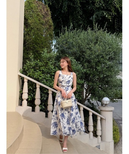 Dahlia Belted Dress（ワンピース）｜Her lip to（ハーリップトゥー