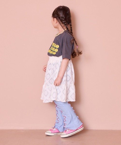 MARKEY'S（マーキーズ）の「メローフレアーパンツ（その他パンツ・キッズ・ブラック/ピンク/ライトグリーン/ライトブルー・100/140/130/120/110/90/150）」の9枚目の写真