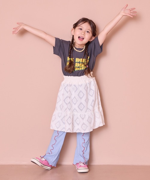 MARKEY'S（マーキーズ）の「メローフレアーパンツ（その他パンツ・キッズ・ブラック/ピンク/ライトグリーン/ライトブルー・100/140/130/120/110/90/150）」の8枚目の写真