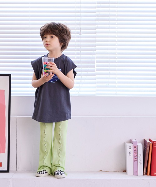 MARKEY'S（マーキーズ）の「メローフレアーパンツ（その他パンツ・キッズ・ブラック/ピンク/ライトグリーン/ライトブルー・100/140/130/120/110/90/150）」の13枚目の写真