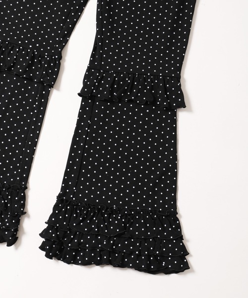 セール】ドットフリルフレアパンツ（その他パンツ）｜WC（ダブル シー