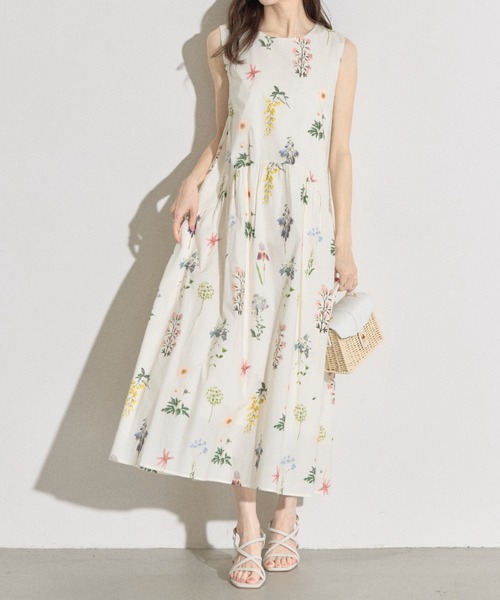 toccocloset ZOZO限定スリーブレスフラワーワンピース　Mサイズ新品 ZOZO限定】スリーブレスフラワーワンピース（ワンピース