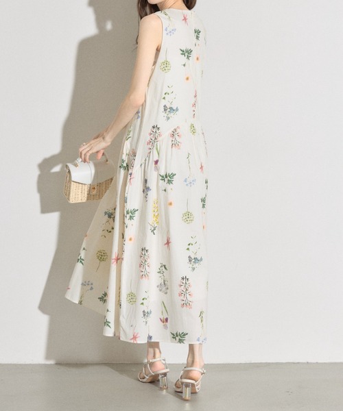 toccocloset ZOZO限定スリーブレスフラワーワンピース　Mサイズ新品 tocco closet ワンピース 「ZOZO限定」スリーブレスフラワー