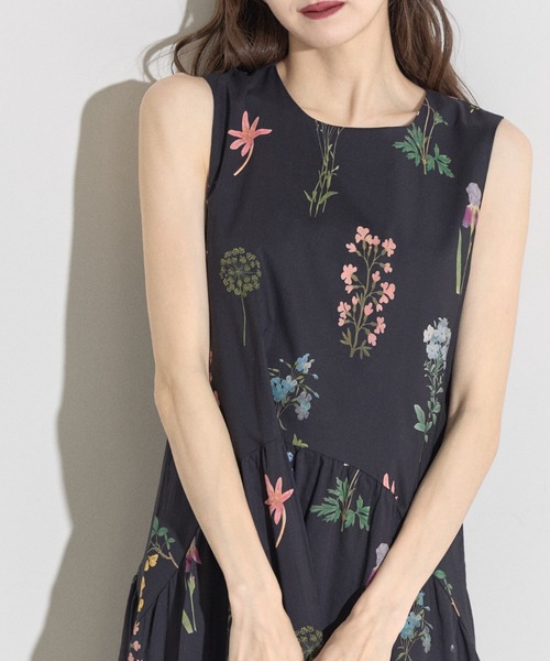 toccocloset ZOZO限定スリーブレスフラワーワンピース　Mサイズ新品 ZOZO限定】スリーブレスフラワーワンピース（ワンピース