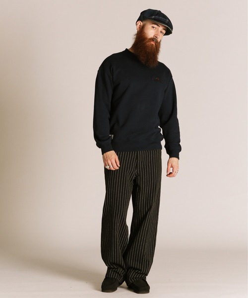 schott（ショット）の「Schott/ショット/SHAKE HAND SNAKE CREW SWEAT/シェイクハンド スネーク クルースウェット（スウェット・メンズ・ブラック/グレー/ネイビー・M/L/XL/2XL）」の13枚目の写真