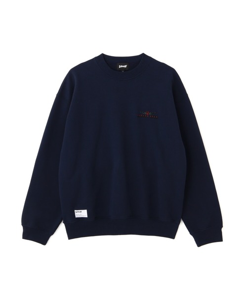 schott（ショット）の「Schott/ショット/SHAKE HAND SNAKE CREW SWEAT/シェイクハンド スネーク クルースウェット（スウェット・メンズ・ブラック/グレー/ネイビー・M/L/XL/2XL）」の20枚目の写真