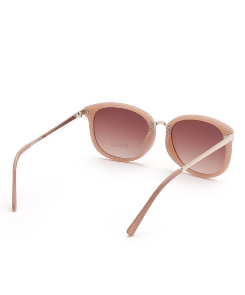 SHOO・LA・RUE(シューラルー)の「ライトカラーフレームサングラス(サングラス・レディース・サンドベージュ/ブラウン系/ダークブラウン・00)」の5枚目の写真