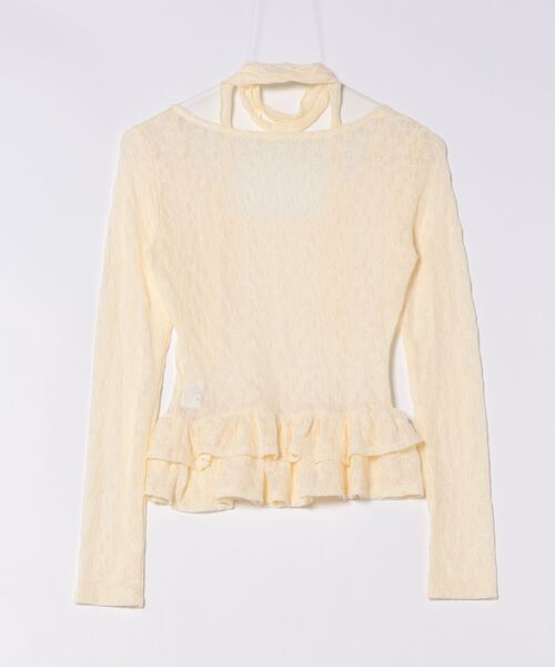 ARCHIVER（アーカイバ）の「【Lp】ストールセットレースフリルブラウス（シャツ/ブラウス・レディース・アイボリー/ホワイト・SMALL/MEDIUM/LARGE）」の9枚目の写真