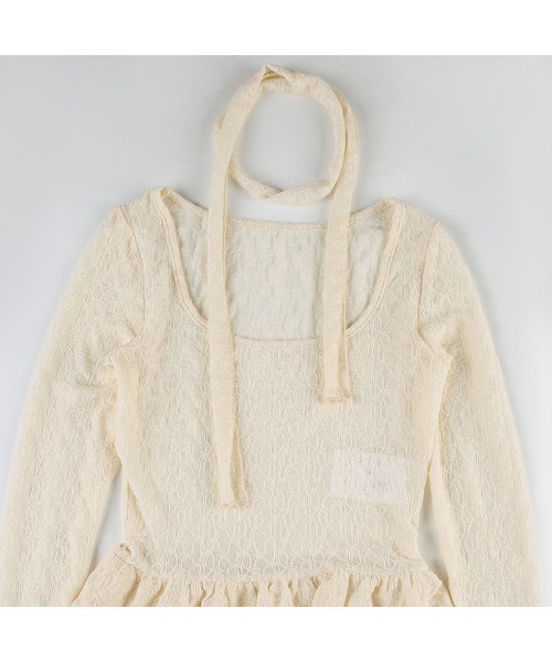 ARCHIVER（アーカイバ）の「【Lp】ストールセットレースフリルブラウス（シャツ/ブラウス・レディース・アイボリー/ホワイト・SMALL/MEDIUM/LARGE）」の7枚目の写真