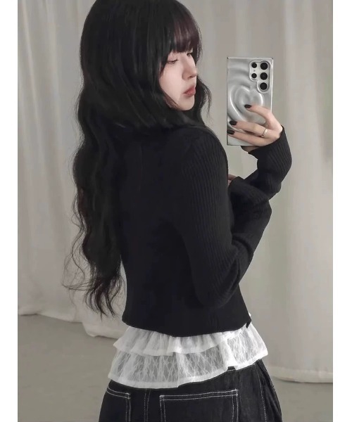 ARCHIVER（アーカイバ）の「【Lp】ストールセットレースフリルブラウス（シャツ/ブラウス・レディース・アイボリー/ホワイト・SMALL/MEDIUM/LARGE）」の16枚目の写真