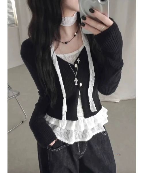 ARCHIVER（アーカイバ）の「【Lp】ストールセットレースフリルブラウス（シャツ/ブラウス・レディース・アイボリー/ホワイト・SMALL/MEDIUM/LARGE）」の19枚目の写真