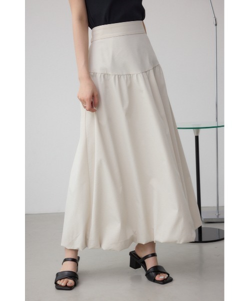 AZUL by moussy（アズールバイマウジー）の「C/T撥水バルーンギャザースカート（スカート・レディース・ブルー/ブラック/ライトベージュ・SMALL/MEDIUM）」の22枚目の写真