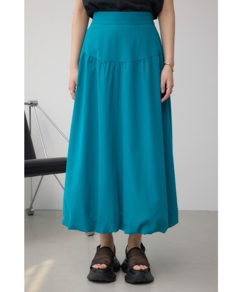 AZUL by moussy（アズールバイマウジー）の「C/T撥水バルーンギャザースカート（スカート・レディース・ブルー/ブラック/ライトベージュ・SMALL/MEDIUM）」の10枚目の写真